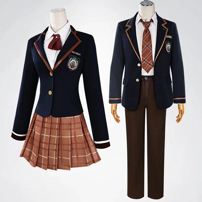 

Game Love And Deepspace Cosplay Costume Man Sylus Cosplay Women Hunter High School JK Uniform Coat Suit for Men Rafayel Outfit