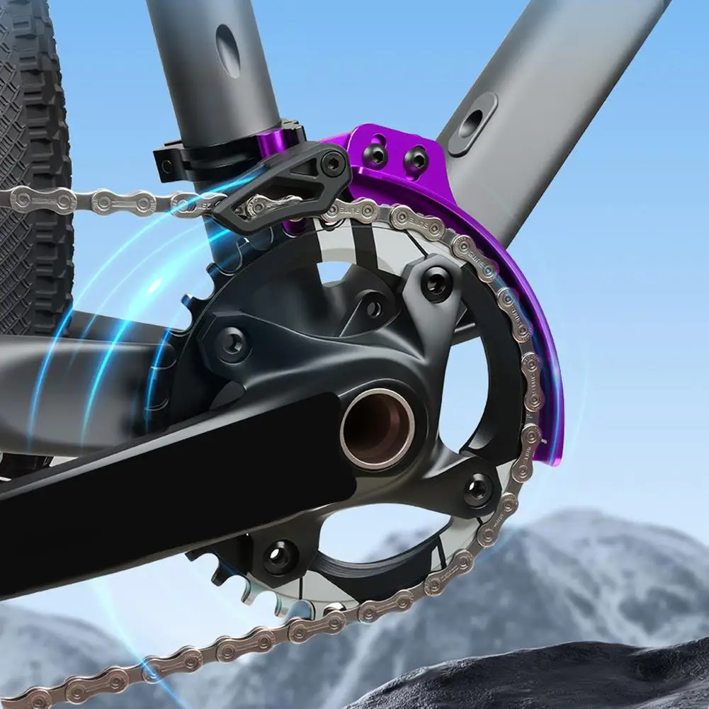 

Front Derailleur Bike Chain Guard for 34 9mm Round Seatpost to Protect Clothing and Prevent Chain Jump During Cycling