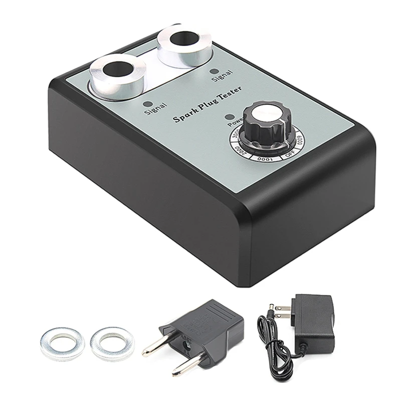 

Car Spark Plug Tester Spark Plug Tester 12V2A Safe Plug Analyzer Spark Plug Tester Double Plug Precision Ignition Tools US Plug