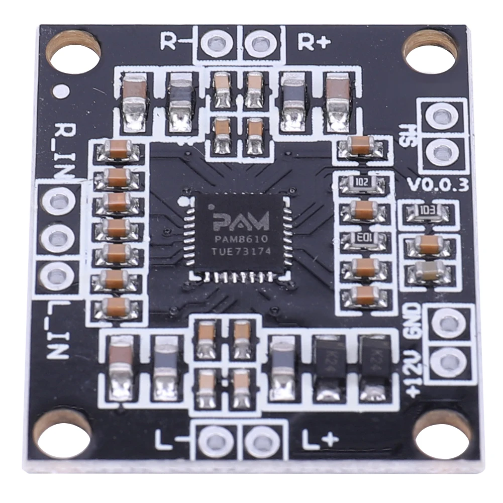 

Плата мини-усилителя мощности PAM8610, 2x15 Вт, цифровая аудиоплата-усилитель класса D, двухканальная