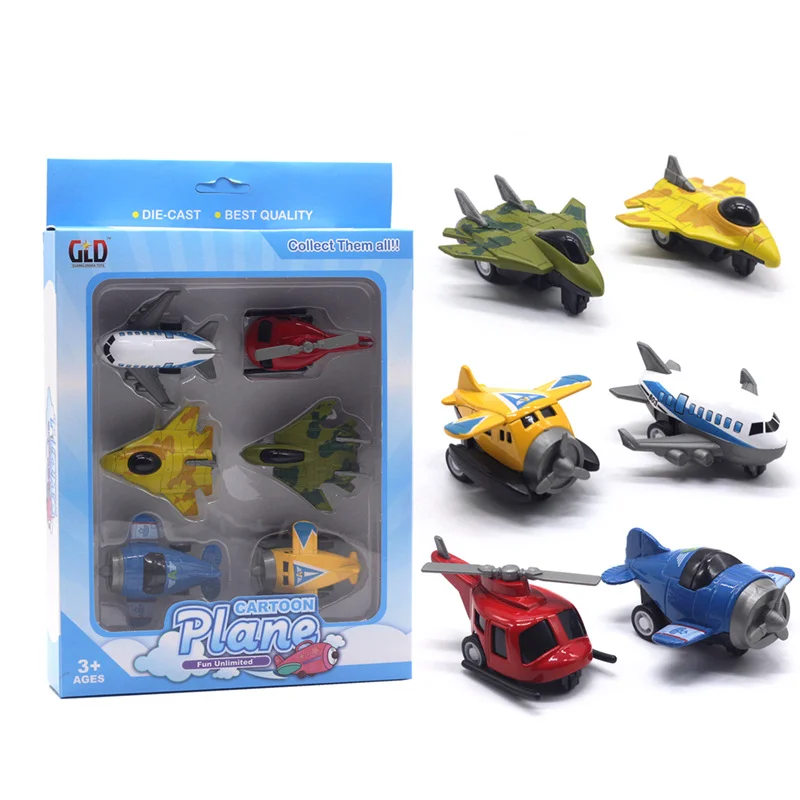 

die-casting model new alloy airplane series toy car rebound model boy toy airplane ornament