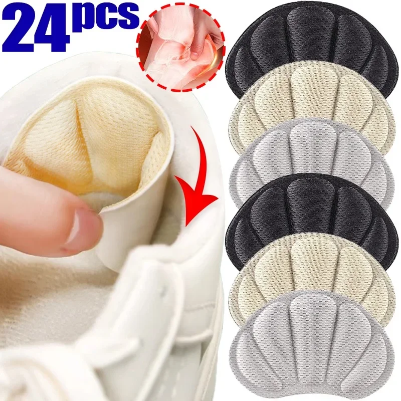 Elastic Soft Sponge Heel Pad Relieve Pain Insole Wear Resistant Heel Sticker Strong Adhesive Shoe Insert Foot Protective Cushion