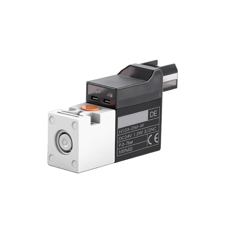 

M Type Horizontal Plug Wire High-frequency Micro Solenoid Valve 10MM Air Valve 30Hz Two-position Three-way Control Valve