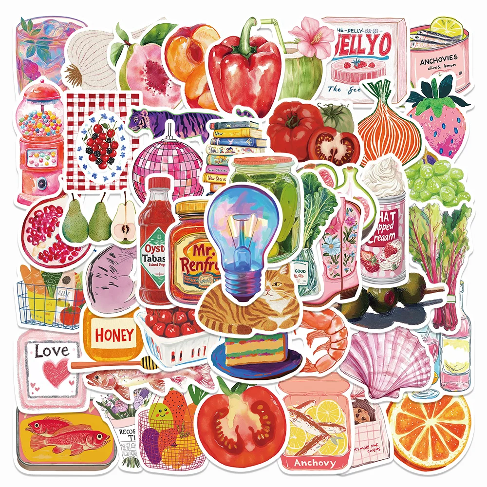 

50/100PCS Vintage Painting Stickers Art Decals Skateboard Refrigerator Phone Case Laptop Scrapbook DIY Waterproof Toys Stickers