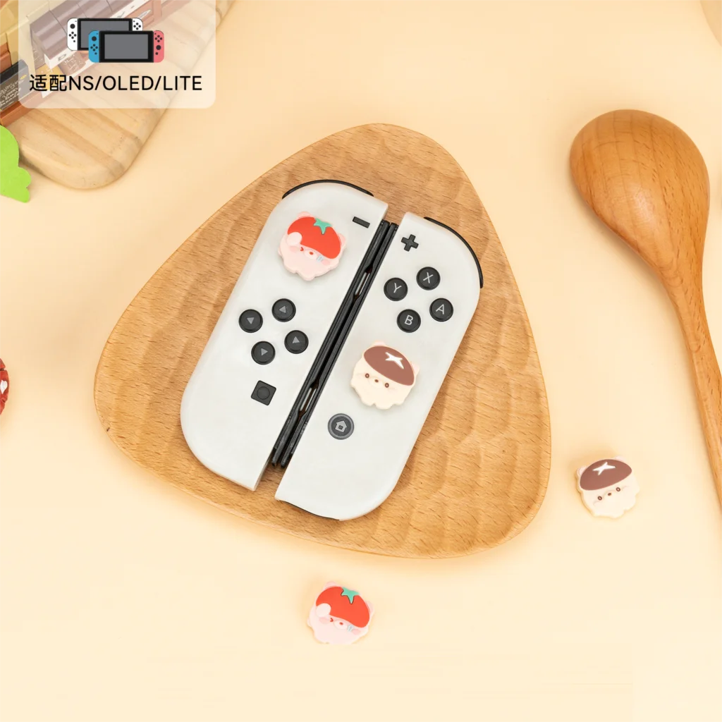 جميل سيليكون متحكم الأصابع xbox one قبضة غطاء المقود غطاء حامي للتبديل NS Oled/Lite Joy-con تحكم لينة Thumbstick