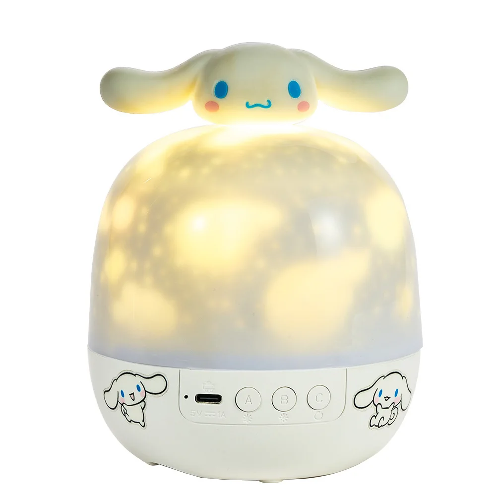 Cinnamoroll Musical Starry Projection Light Music Box Night Light Hd Lamp Piece 3 Colors  Kids Toy children Gift image 5
