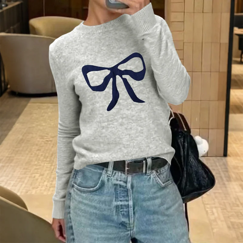 

Повседневный праздничный шерстяной свитер с короткими рукавами, однотонный женский свитер, осень-зима 2023 г.