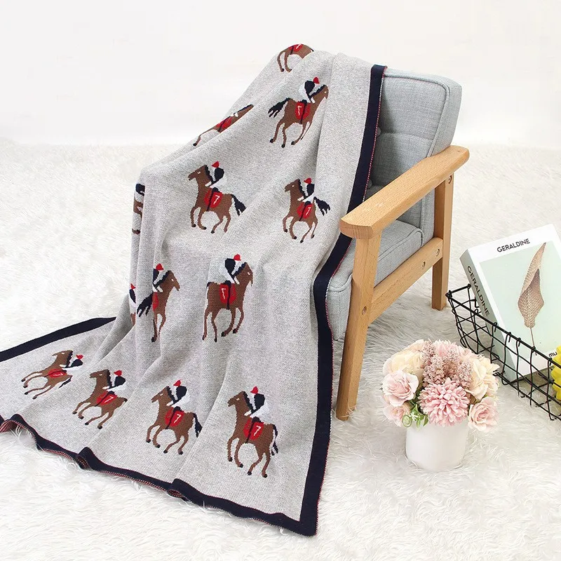 Baby Blankets Newborn Best Comfort Cotton Knit Stroller Bed Swaddle Wrap Quilts Covers 100*80cm Infant Boys Girls Receiving Mats