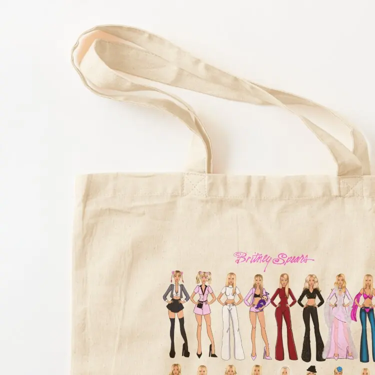 بريتني حمل حقيبة قماش حمل حقيبة المتسوق حقيبة امرأة شخصية حمل المرأة