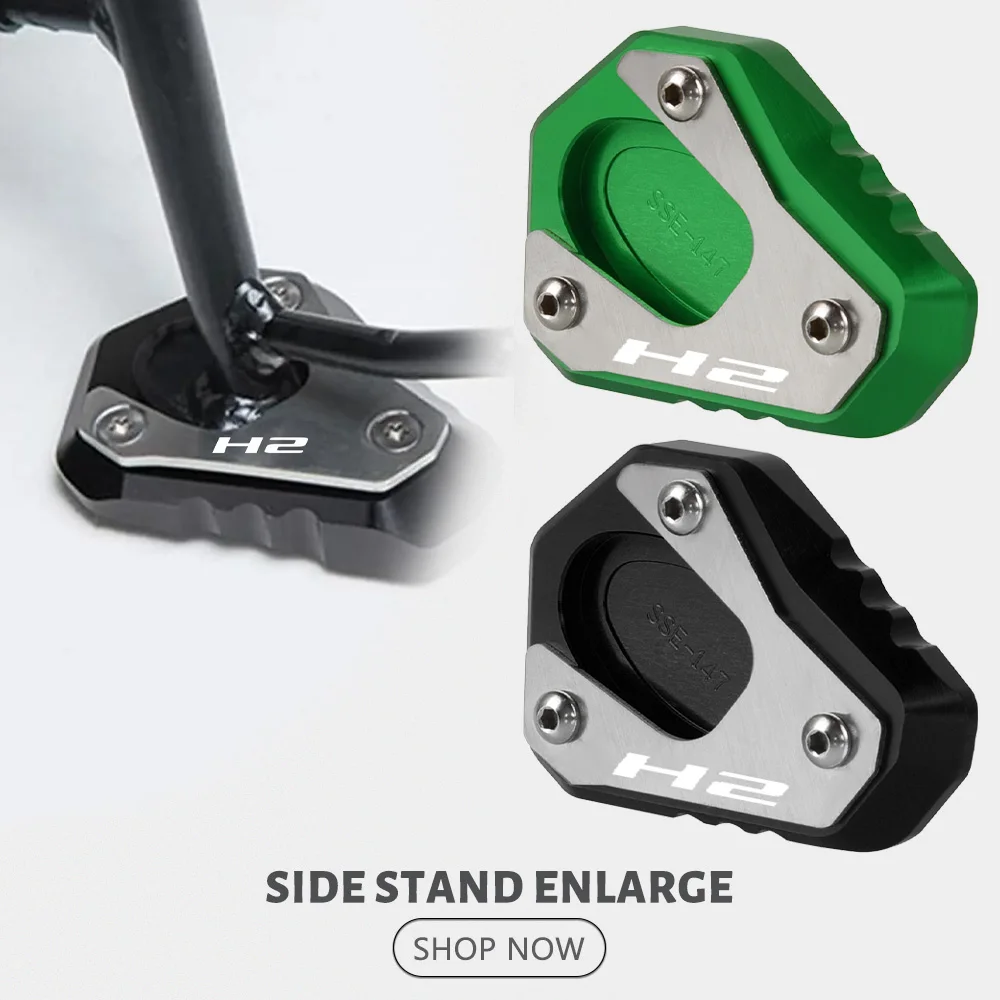 

2025 For KAWASAKI Ninja H2 SX SE Z900 Z900RS NINJA650 Z650RS VERSYS-X300 Side Stand Enlarger Sled Sidestand Kickstand Foot Pad