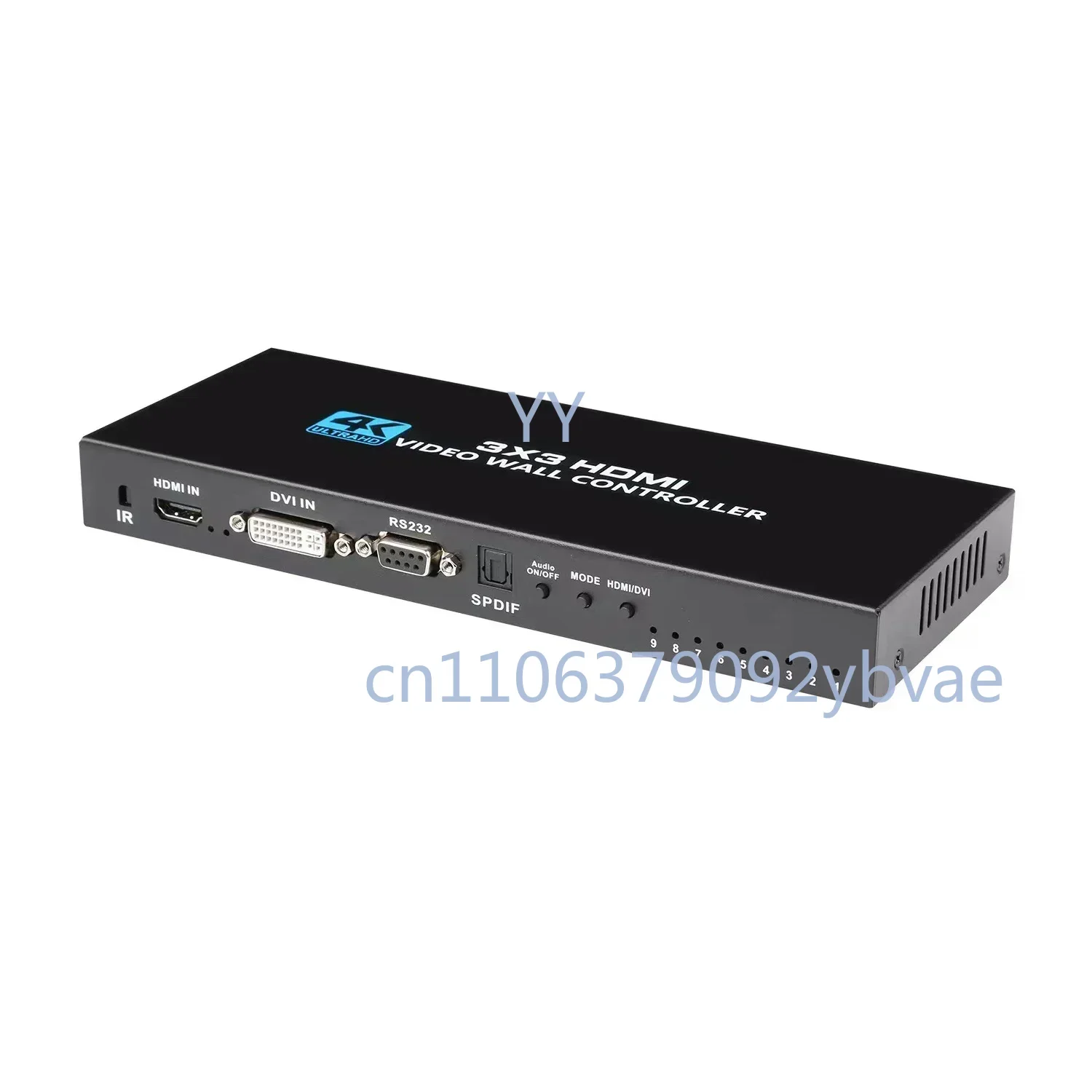 4K 3x3 DVI Video Wall Controller 1x3 1x4 2x3 2x4 Vs 2x2 HDMI Video Wall Controller 2 3 4 TV Multi Screen Processor Video Splicer