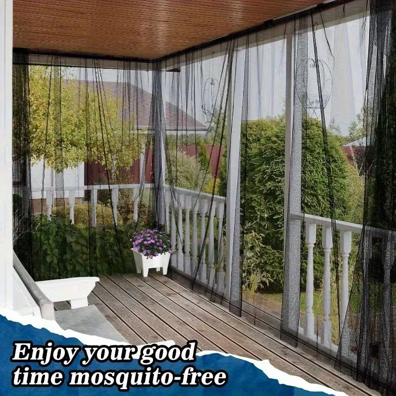DIY Outdoor Garden 2.4m Gazebo Curtain Sheer Mesh Netting Mosquito Insect Screen Pergola Canopy Net
