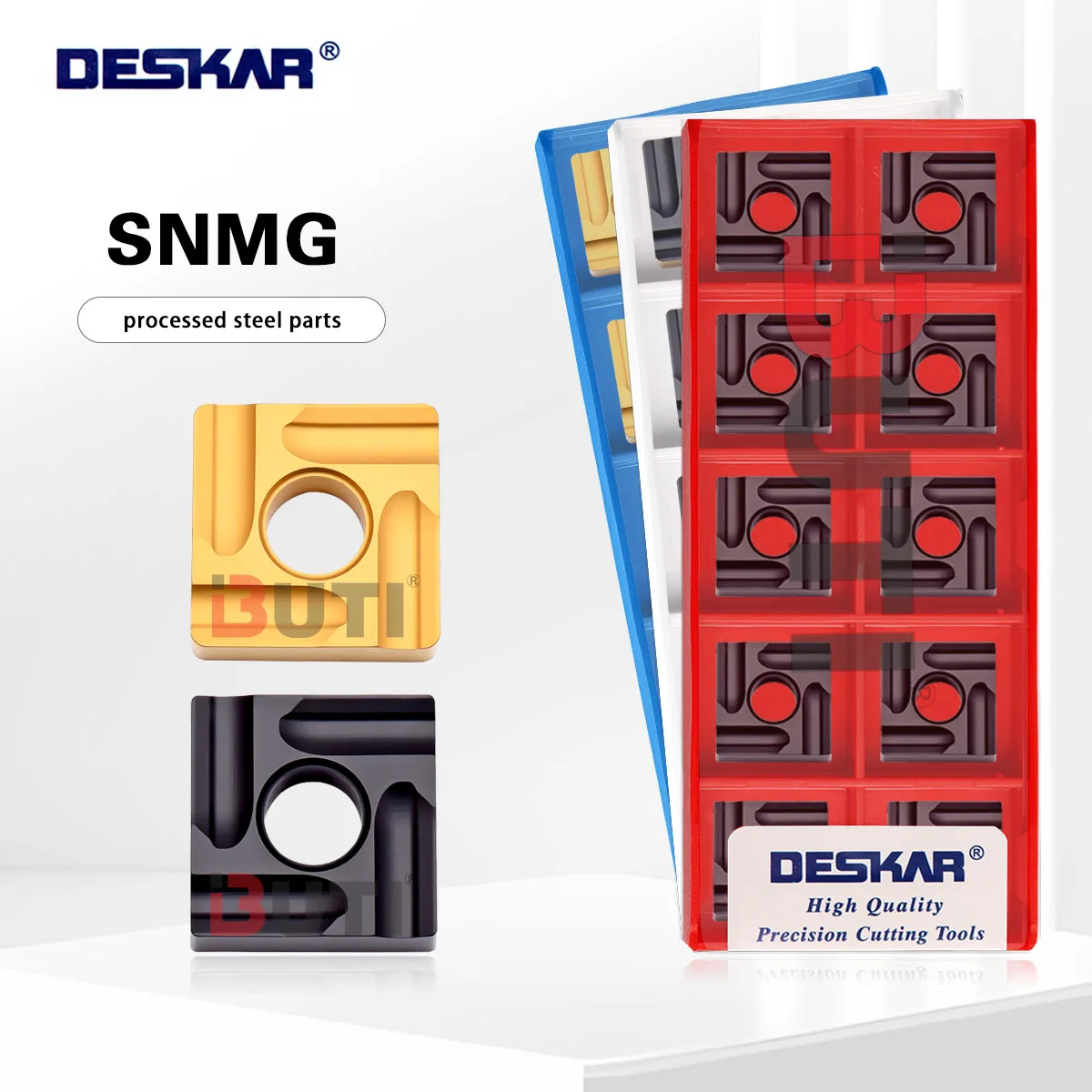 

DESKAR 100% Original SNMG120408R-S SNMG120408L-S LF9018 LF9118 LF9218 Numerical Control Lathe Turning Insert Cutting Tools Part