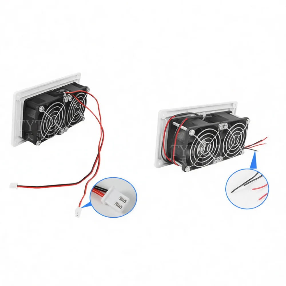 RV Trailer Ventilation Fan 12V Side Mounted Air Vent Caravan Camper Air Flow Extractor System Powerful Cooling Exhaust