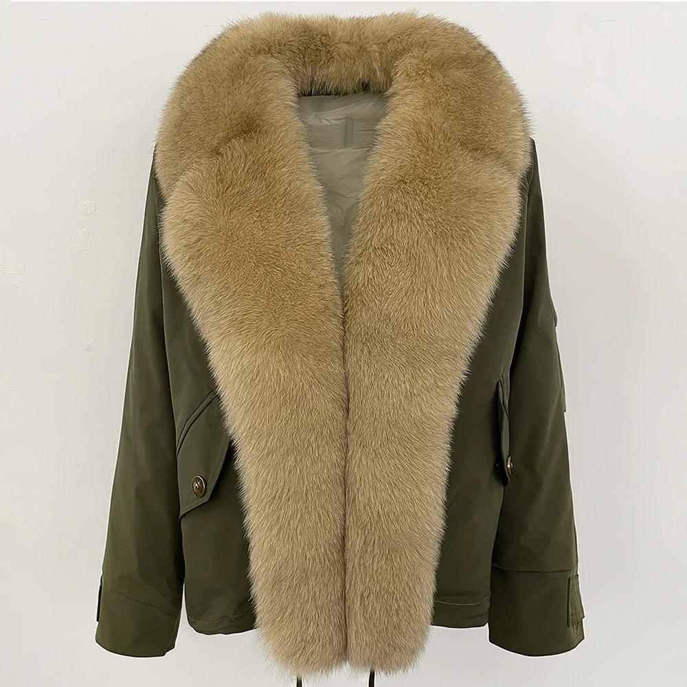 معطف فرو الواقع امرأة جديدة في السترات والسترات سترة شتوية نسائية أسفل سترة أسفل معاطف وحدائق خفيفة الوزن منتفخة للنساء #3