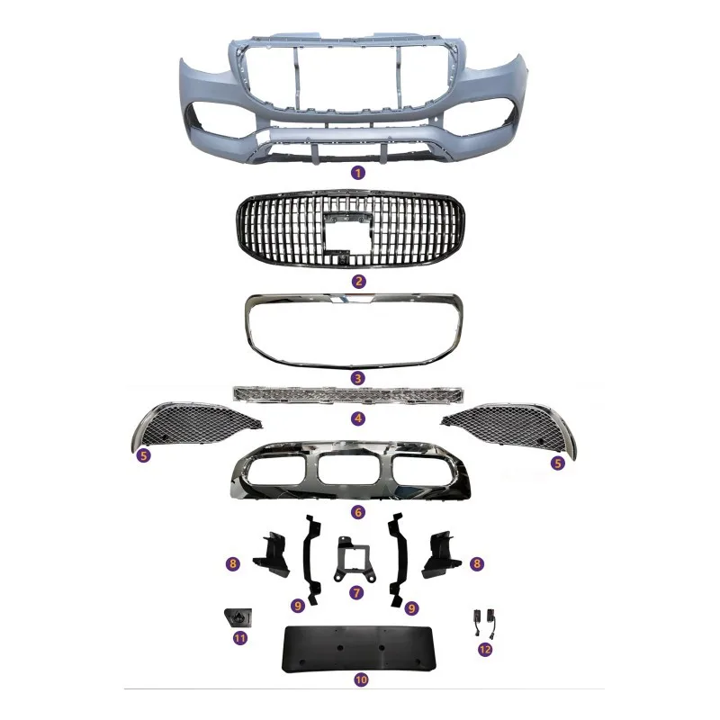 Body Kit for Mercedes Benz Sprinter W907,FOR Maybach Style Bumper, 2018, Car Modification Parts, Exterior Accessories