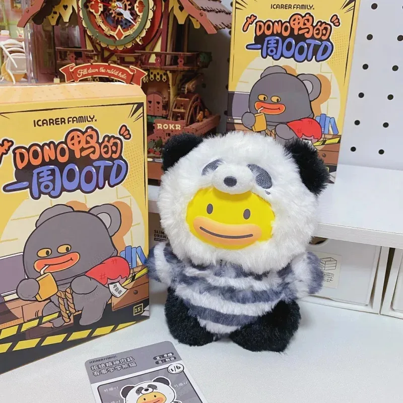 DONO Duck's Week OOTD سلسلة دمى الفينيل صندوق أعمى Caixa Caja Kawaii دمى الفتيات الفتيان هدية أنيمي الشكل اللعب