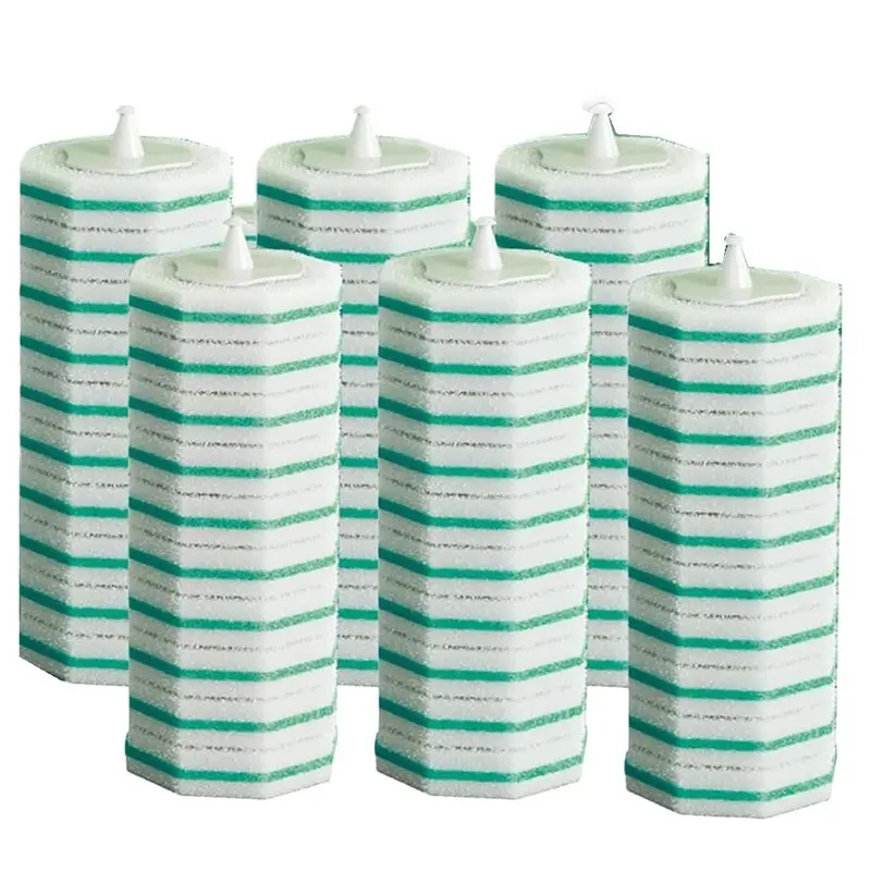 

AB33-60 Count Toilet Brush Heads Toilet Tools Disposable Toilet Brushes Convenient Design Home And Commercial Use Fresh Fragranc