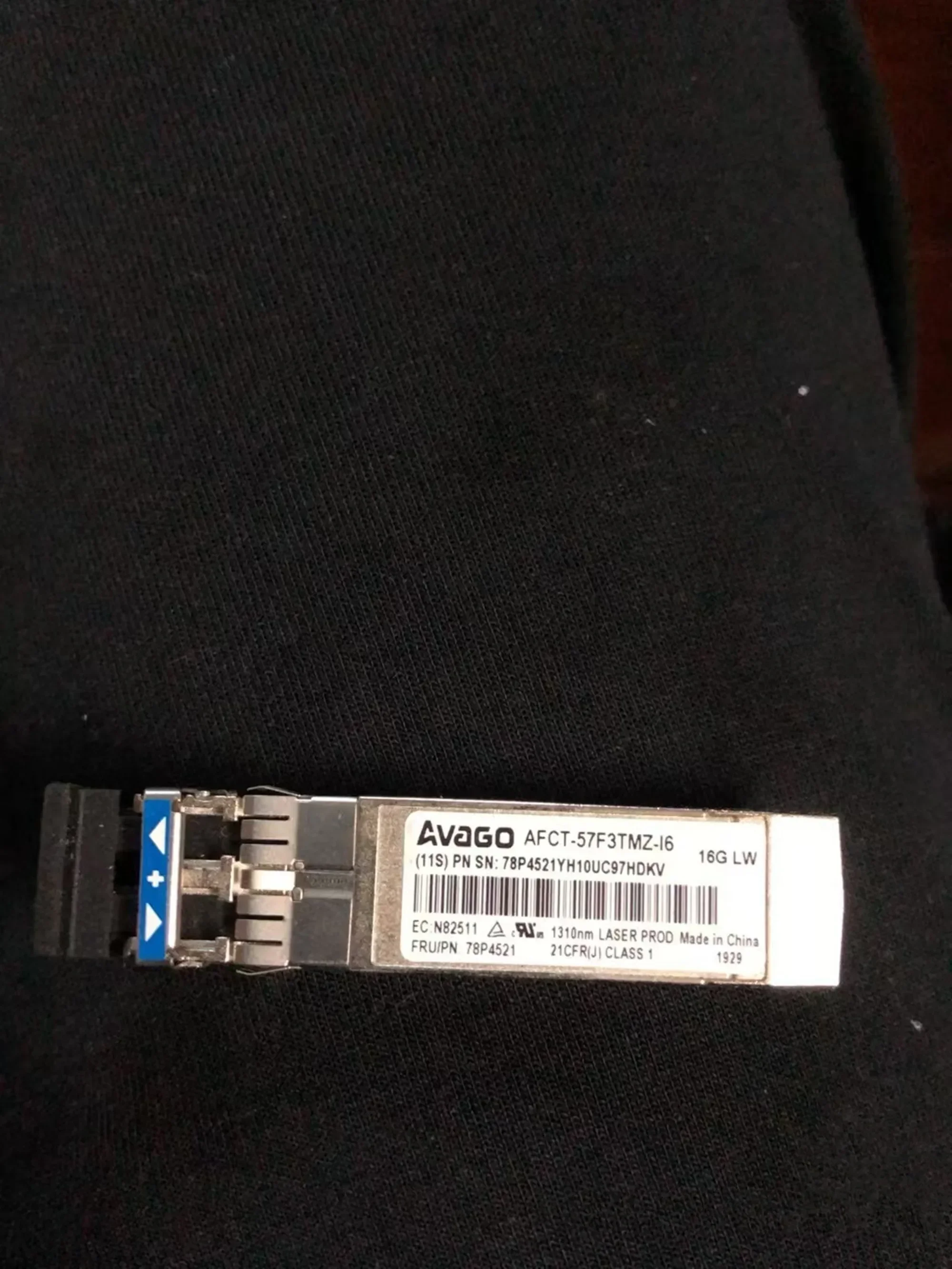 AVAGO Sfp 16G Fiber Optical Module LW 1310NM/AFCT-57F3TMZ-I6/78P4521/16GB Single-Mode Optical Transceiver