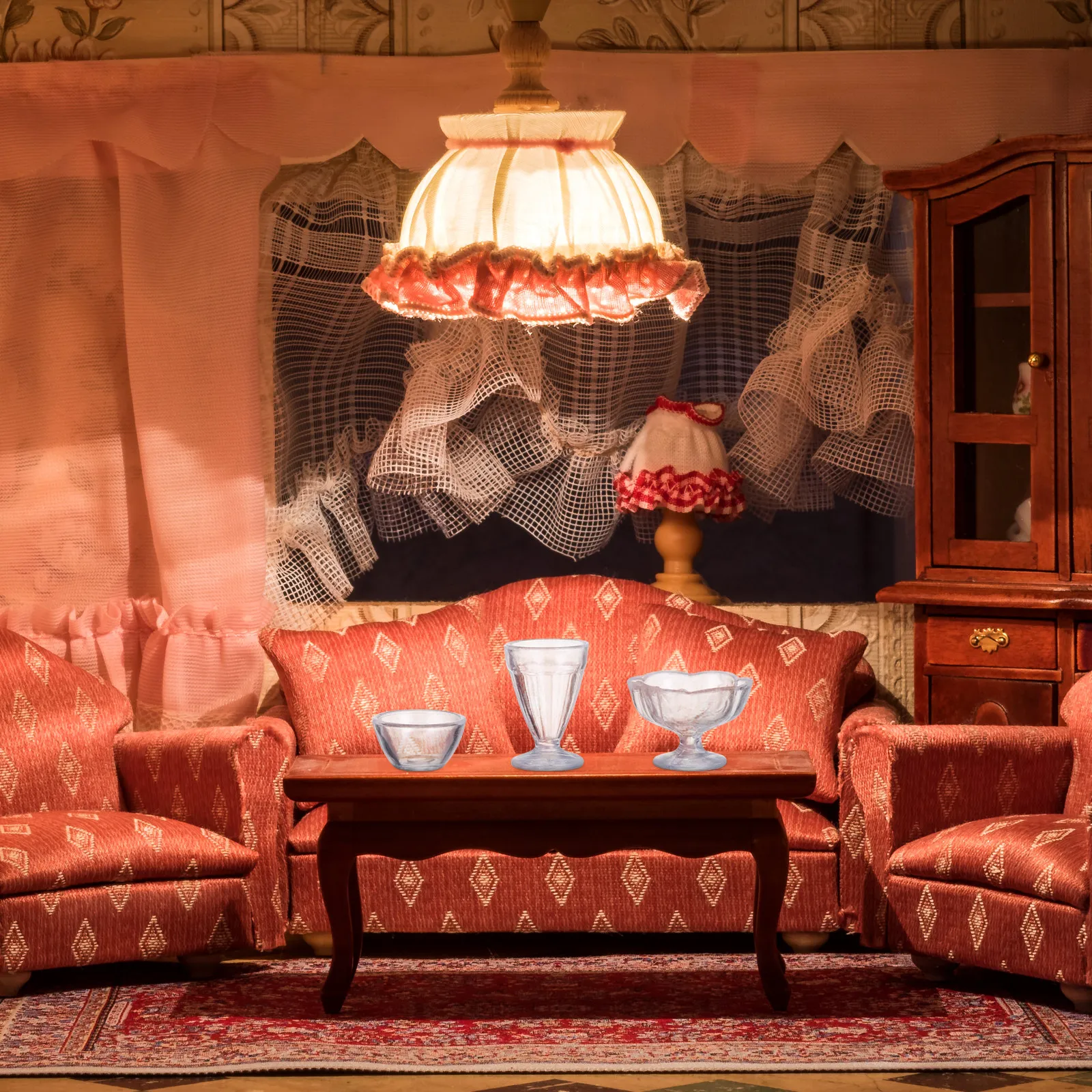 

34Pcs Mini Cups 117 Scale Realistic Mini House Ornament Miniature Cup Small House Adornment Miniature Cup Micro Cups