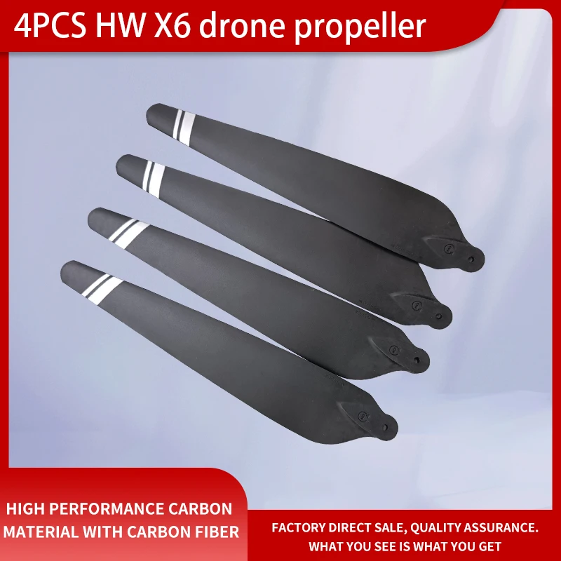 4 Pieces Drone Folding Paddle X6 Series 2388 Agriculture Fertilizer Planting HW UAV Wing Propeller