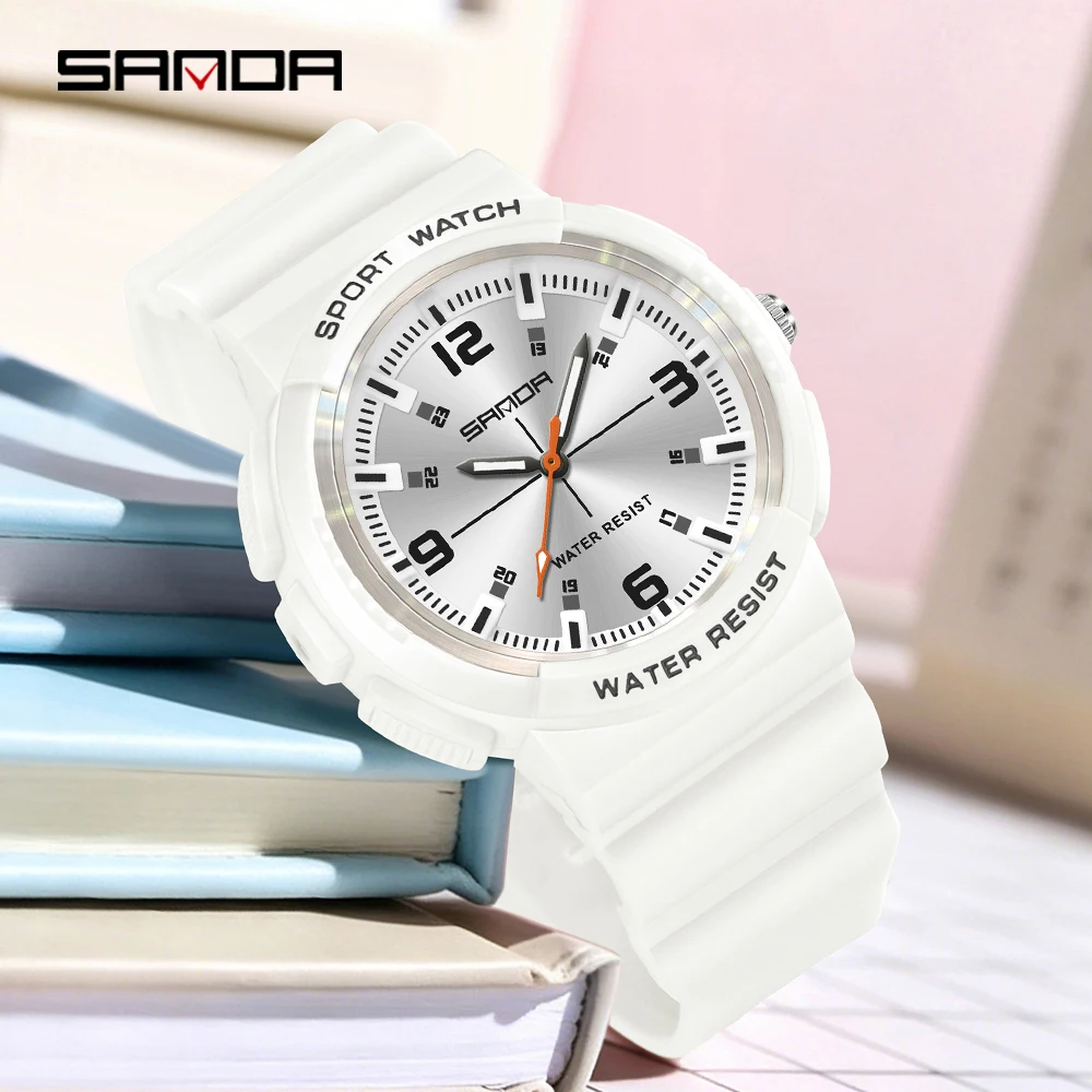 SANDA New 3284 Fashion Student - Rubber Strap Diver recension och pris