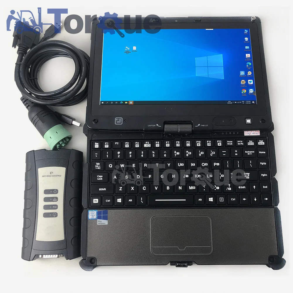 

Ноутбук Getac V100/CF53 для V5.3 AG CF Electronic Data Link V3 Service J-D EDL V3 Advisor Инструмент диагностики сельскохозяйственного оборудования