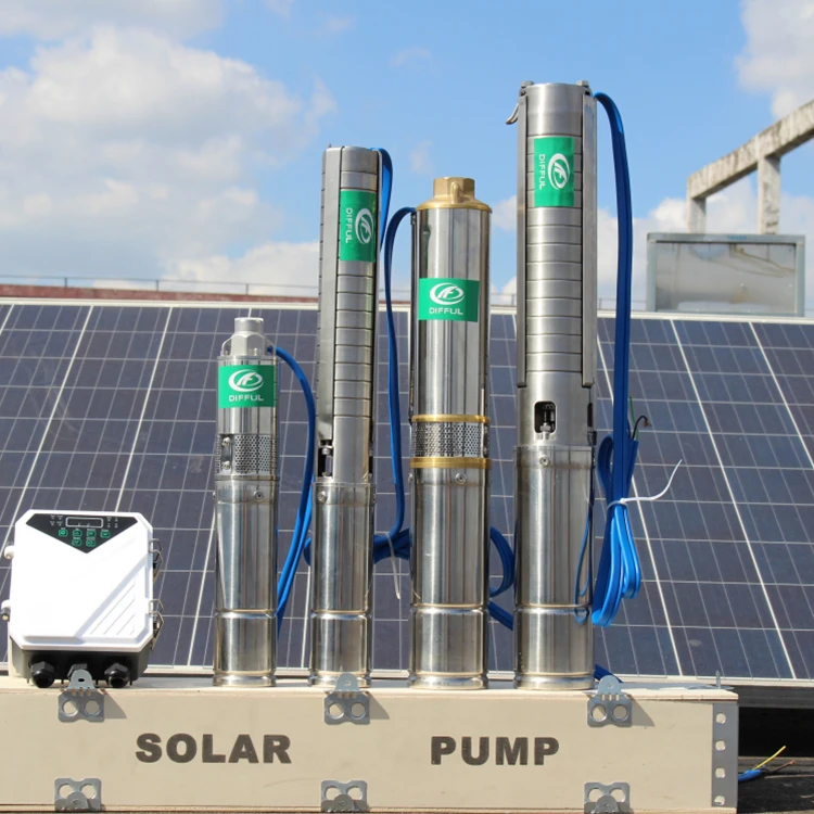 DC Solar Pump para Deep Well Price, bomba de água solar para agricultura submersível