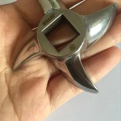 Taglierina per coltelli in acciaio inossidabile con lama per tritacarne tipo #12 di alta qualità OD. 63mm