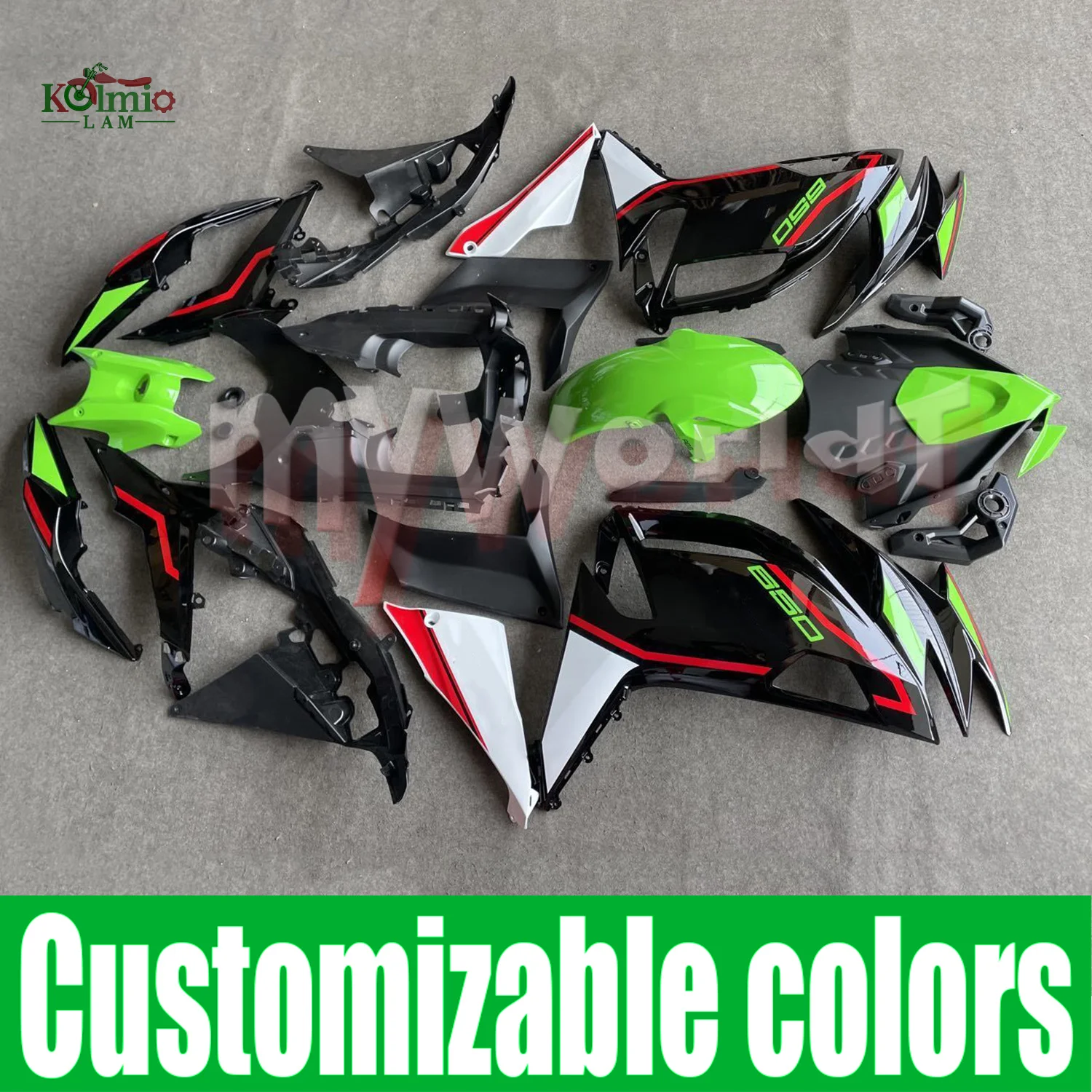 Fit for Kawasaki NINJA 650 ER-6F EX650 2020 - 2023 Motorcycle Accessories Shell Fairing Kit Set NINJA650 ER6F 2021 20 21 22 23