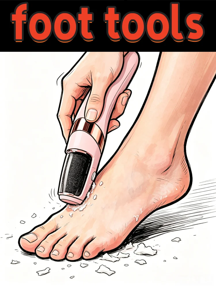 

Portable Electric Foot Sander, Exfoliate Rough Skin for Men & Women