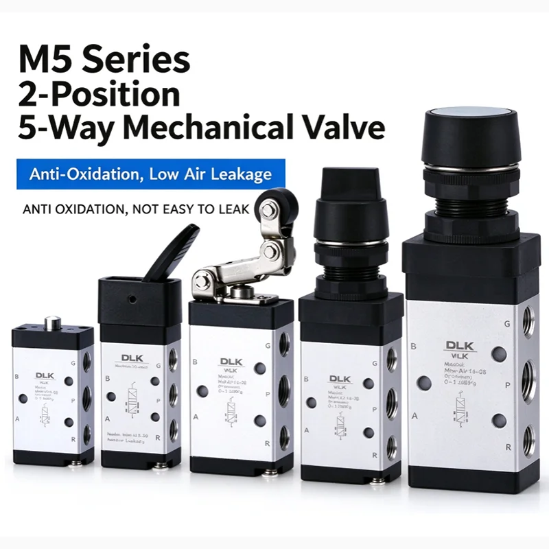 M5 Series Switch Control Mechanical valve M5Y110-06 two position five way manual M5R/C/D/HS/PP/Y210-08 rocker arm rollerM5 Serie