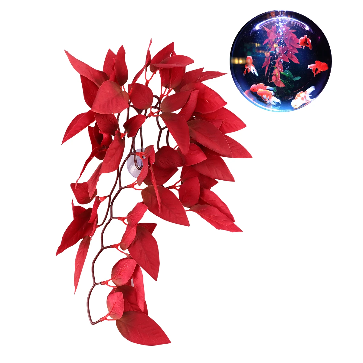 

Lifelike Rattan Artificial Aquarium Plants For Fish Tank Decoration Fresh Salt Water Safe Easy Clean Natural Landscape