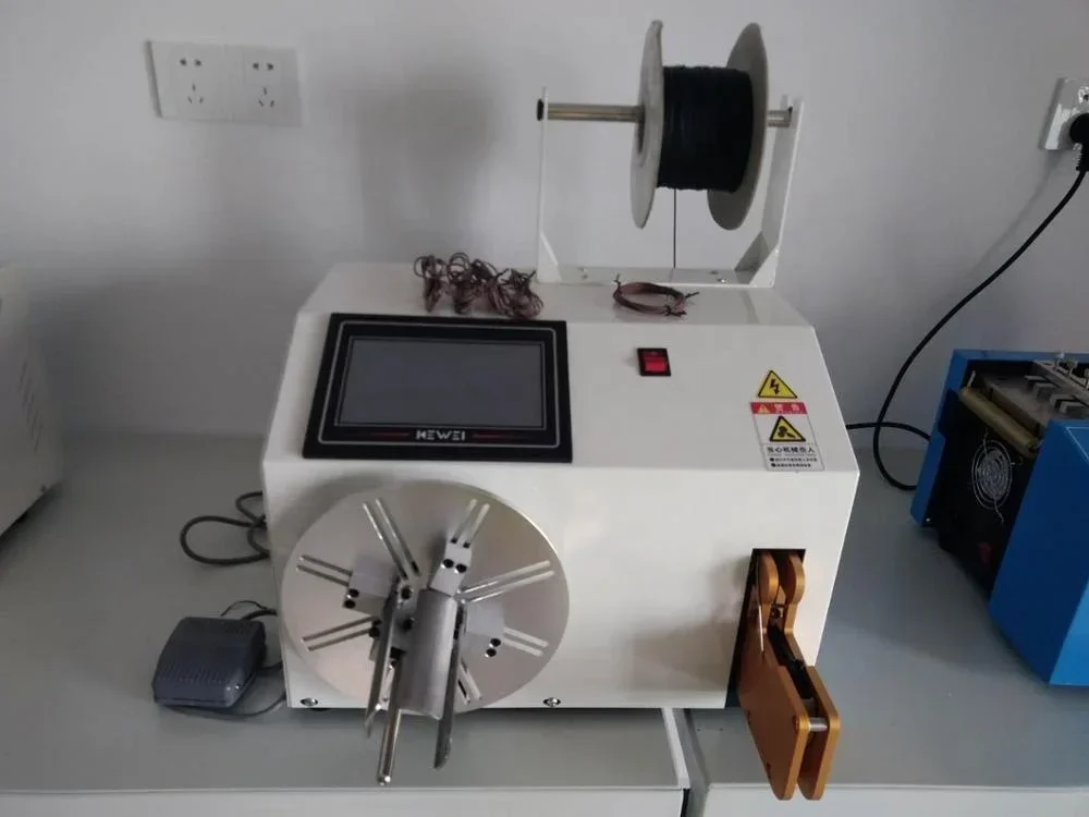 USB Cable manufacturing equipment, coil Winding Machine manual winding twist tie machine WL-30A
