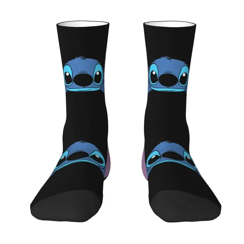 Stitch Lion Disney Men's Crew Socks Unisex Kawaii 3D Print Kawaii Dress Socks