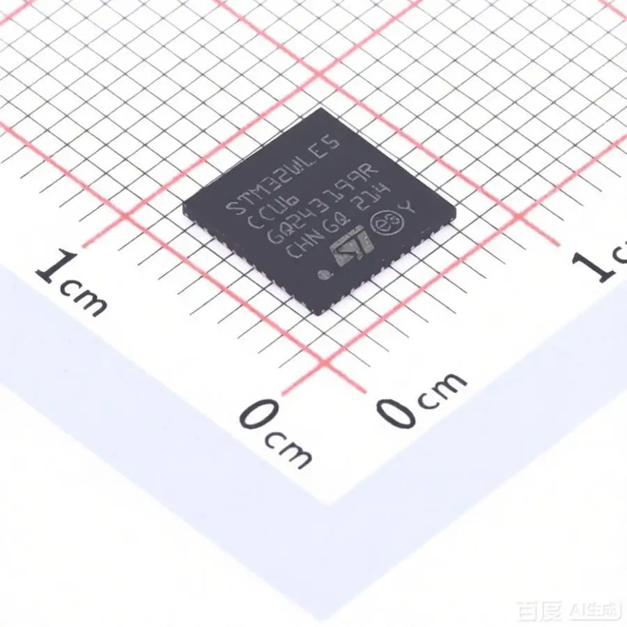STM32WLE5CCU6 ST  Single-Chip LoRa Wireless SoC ARM M4 256KB Flash 29 GPIO 7x7mm SMD