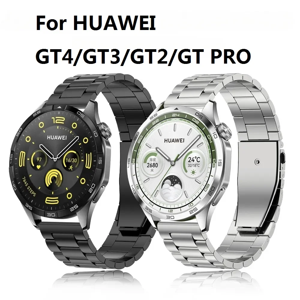 Metal Strap For Huawei Watch GT2e / GT2 GT3 GT4 46MM Honor Magic 2 Smart Bracelet Stainless Straps For GT 2e Wrist band Correa