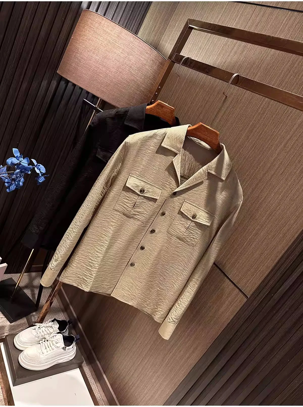 Spring New Men's High-Quality Long-Sleeved Shirt Comfortable Fit Casual Style for Business And Everyday Wear