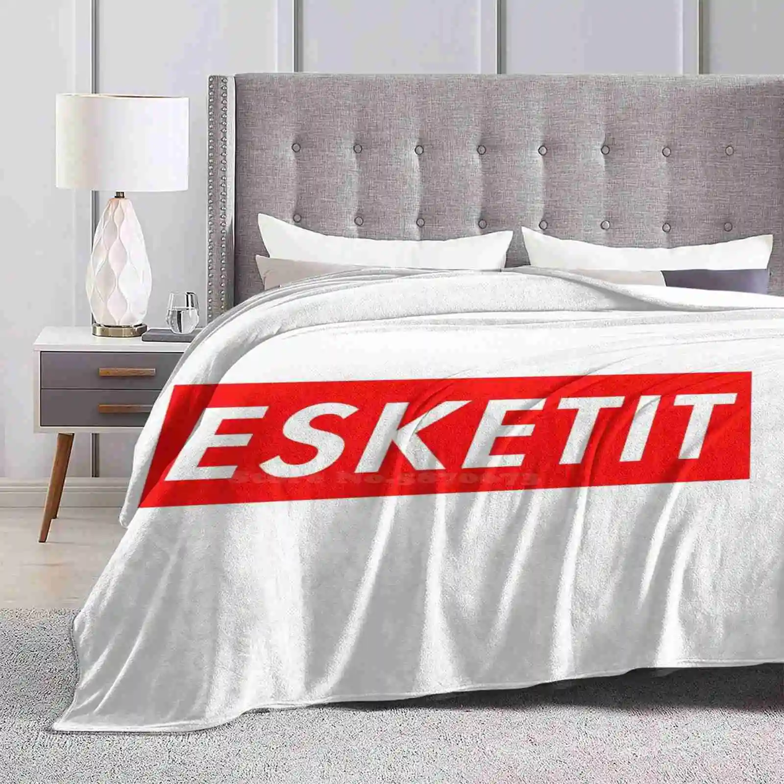 Esketit Meme Blanket Soft Warm Travel Portable Blanket Meme Funny Peep Esketit Christmas