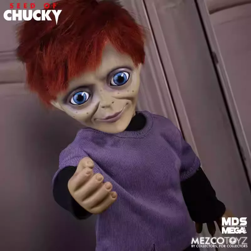 Mezco 78045 Chucky Glen 1/1 مقياس تشاكي ساوند دمية-شكل الحركة 38 سم