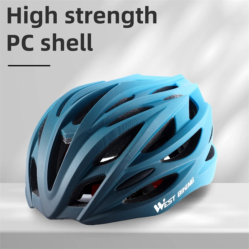 WEST BIKING Ultralight Integrally-molded Helmet Shock Absorption Breathable Bike Safety Cap MTB Road Bike Helmet Bike Accessorie