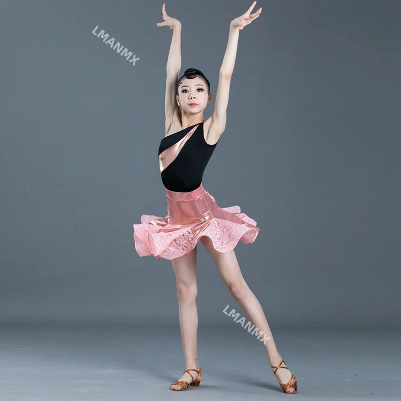children's-latin-dance-costume-girls'-practice-costume-split-dance-costume