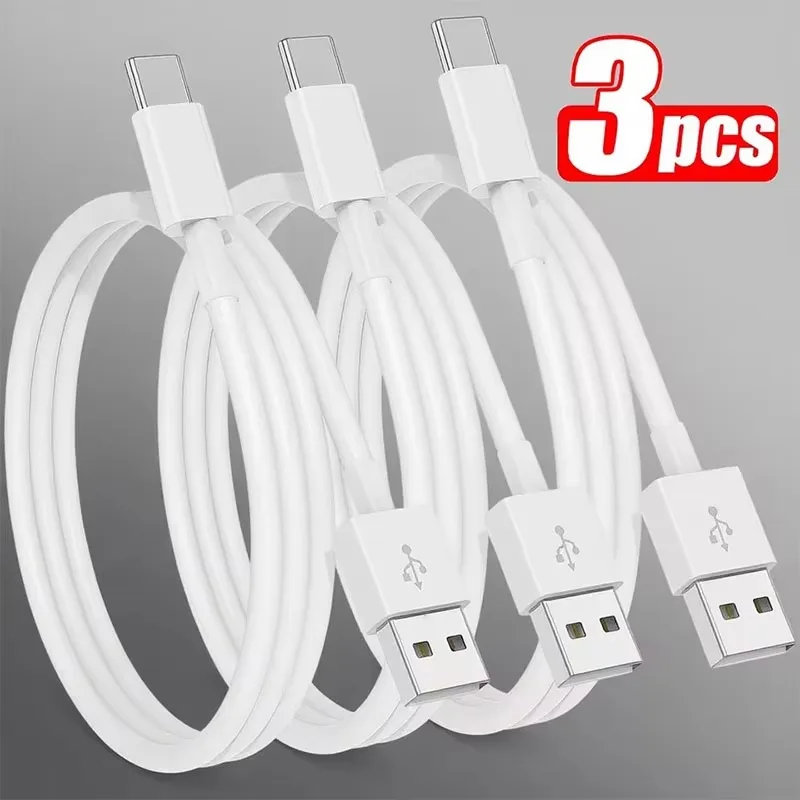 30W USB A To Type C Cable For iPhone 18 17 16 Samsung HTC Xiaomi Huawei Android Phone 2A Fast Charging Charger Cable Accessories