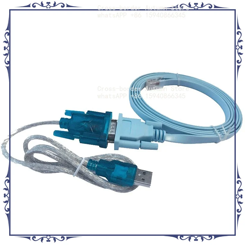 Suitable for USB to console debugging cable switch router configuration  USB to RJ45 adapter  control cable