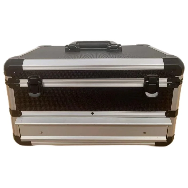 2025Portable Large  Aluminum Tool Box with Drawer Storage Carrying Toolbox