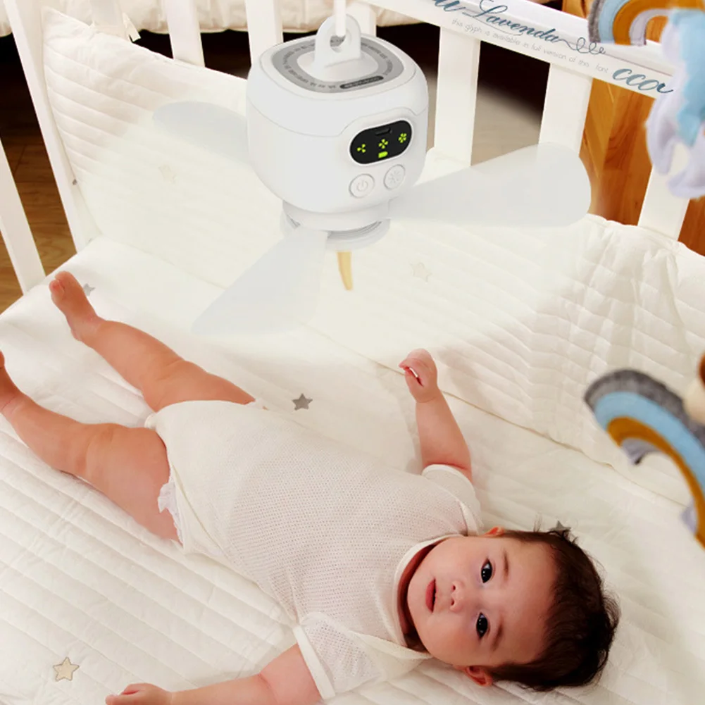 

Portable Ceiling Fan Light Rechargeable Camping Fan with Remote Control Tent Fan for Outdoor Camping Dorm