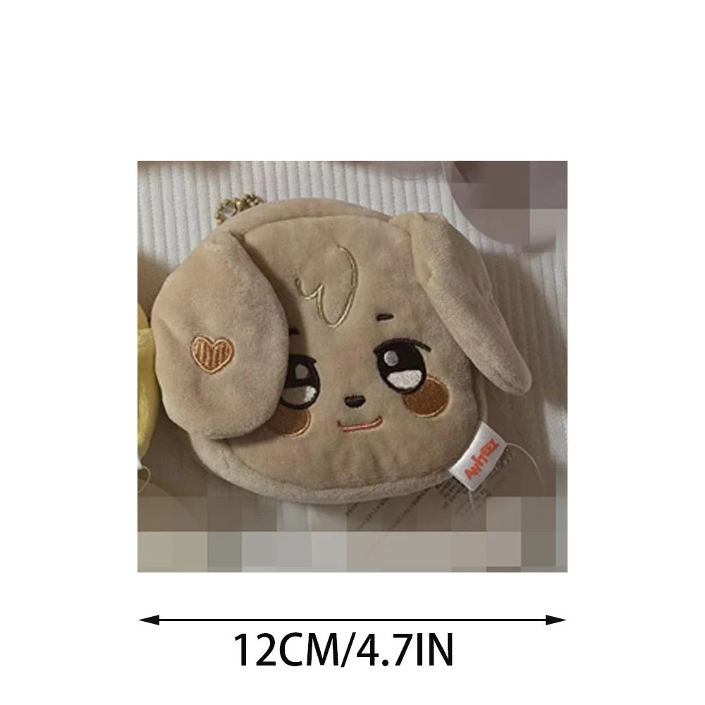 Kpop Ateez Aniteez Shape Plush Coin Purse Kawaii Seonghwa Jongho Mingi Pouch Wallet Headphone Case Cosmetic Travel Bags Gifts