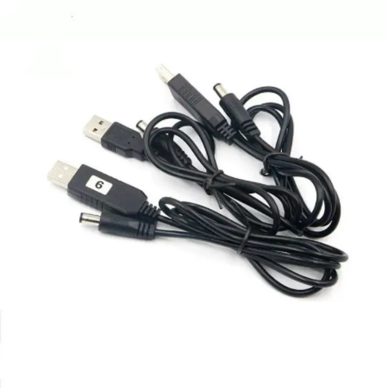 USB Power Boost Line DC 5V To DC 9V 12V Step Up USB Converter Adapter Cable 5.5x2.1mm Plug