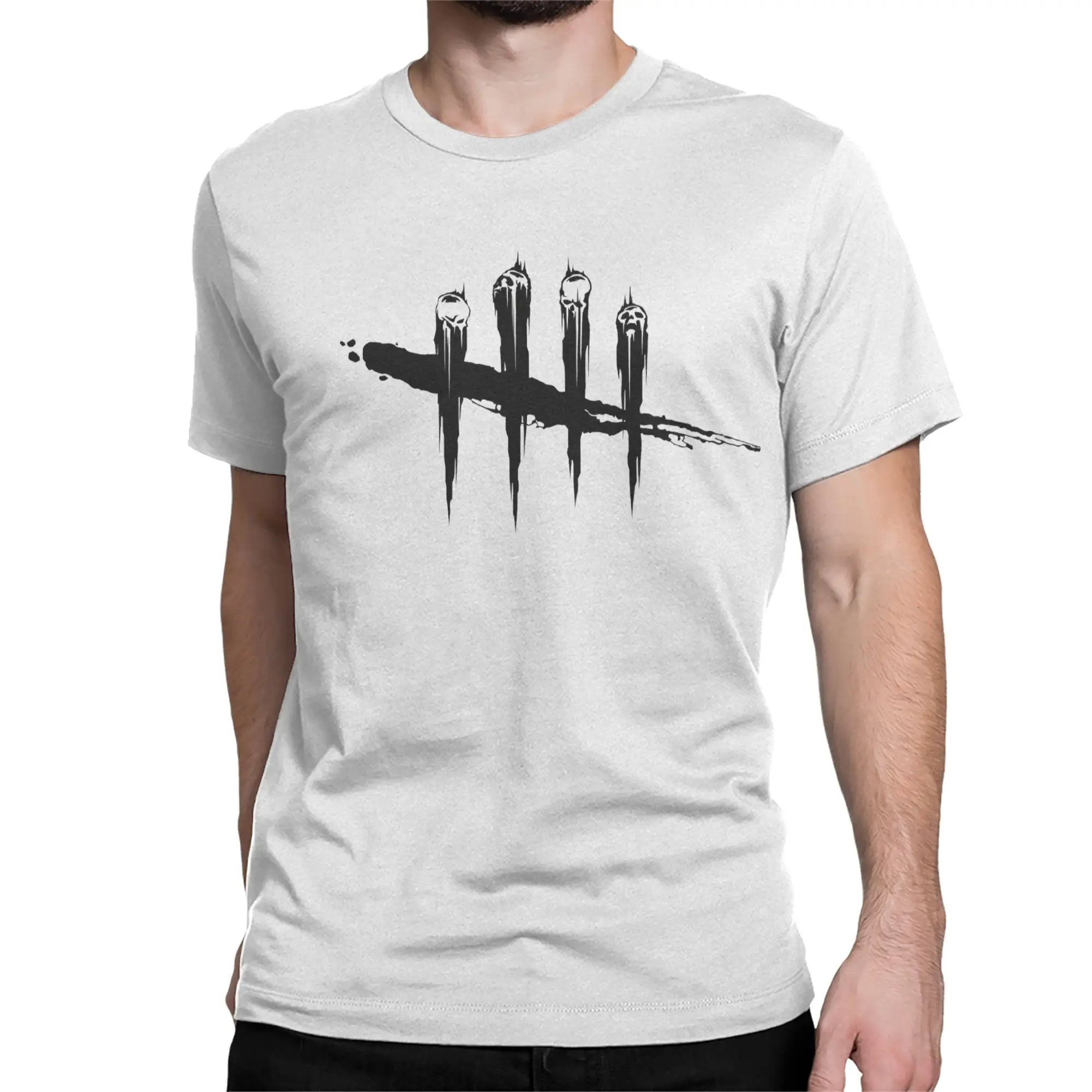 Men's T-Shirts Deads by Daylights Vintage 100% Cotton Tees Short Sleeve  T Shirts O Neck Clothes Original