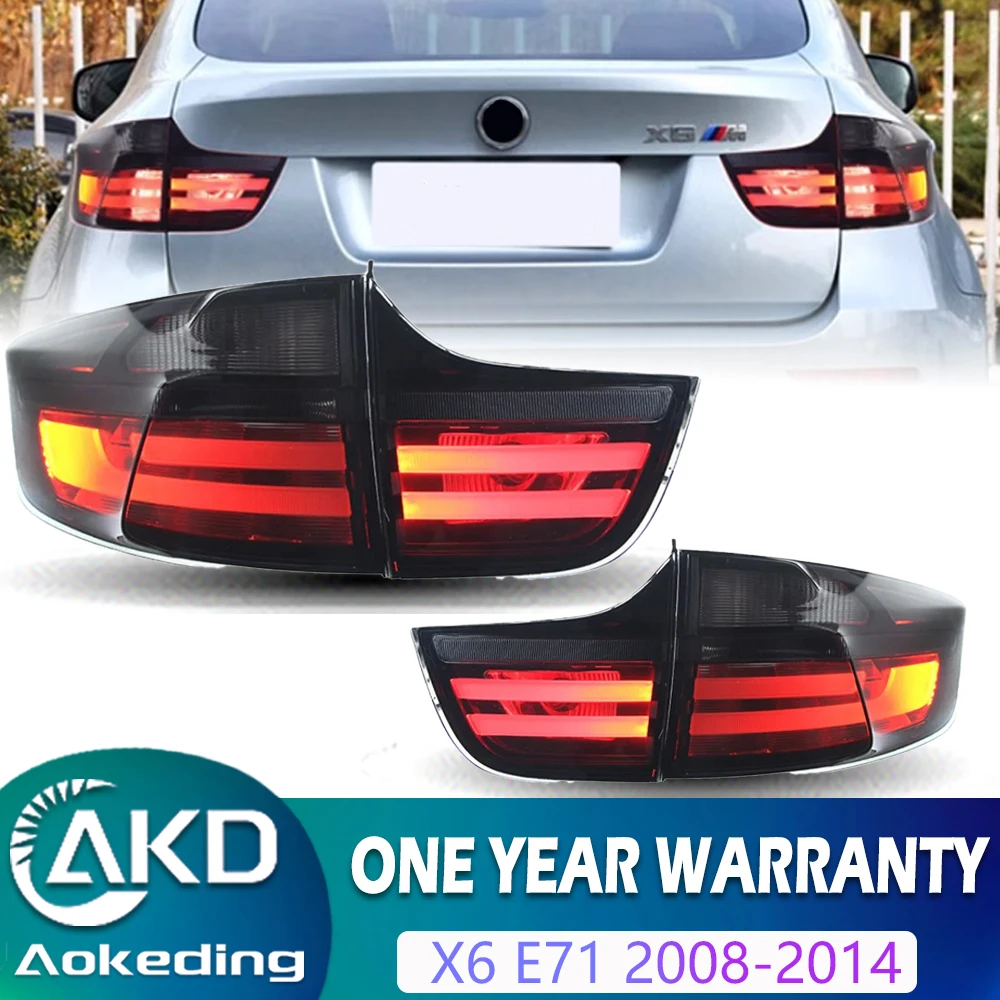 

Задний фонарь для BMW X6 F71, светодиодные задние фонари 2008-2014, задний фонарь, Стайлинг автомобиля, DRL, сигнальные линзы проектора, автомобильные аксессуары